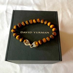 [NOT FOR SALE] DAVID YURMAN TIGER'S EYE SPIRITUAL BEADS BRACELET 8MM